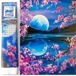 Norimpex Diamantový obrázek malování Vycházející měsíc 30 x 40 cm – Sleviste.cz