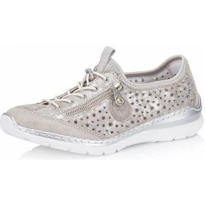 Reiker Dámské polobotky L32P6 90 béžová S6 – Zboží Mobilmania