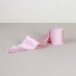 Bella Rose Saténová stuha 4 cm – Rose (4,5 m), růžová barva, textil – Zboží Dáma