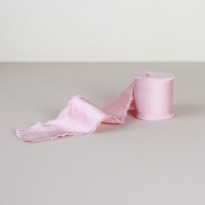 Bella Rose Saténová stuha 4 cm – Rose (4,5 m), růžová barva, textil – Zboží Dáma