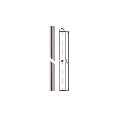 Stožár anténní 3 metry, 40/2mm, AL – Hledejceny.cz