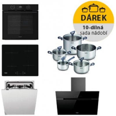 Set Whirlpool OMK58CU1SB + WSQ7360NE + WHVP62FLTSK + WIC3C26F – Zboží Dáma