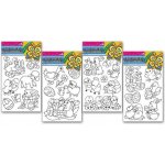 Anděl předloha k barvám na sklo 1494 vyvýšená kontura Velikonoční motiv 38x21cm – Zboží Dáma