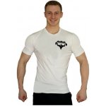 Elastické tričko Superhuman malé logo bílá /černá – Hledejceny.cz