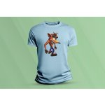 Sandratex dětské bavlněné tričko Crash Bandicoot. Nebesky modrá – Zboží Mobilmania