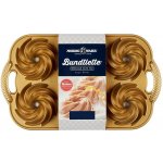 Nordic Ware forma na 6 malých bábovek zlatá 6x160 ml – Zboží Dáma