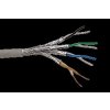 síťový kabel Roline 21.97.0004 Kabel S/FTP (PiMF) kulatý, kat. 7, LSOH+FRNC, 1m, drát