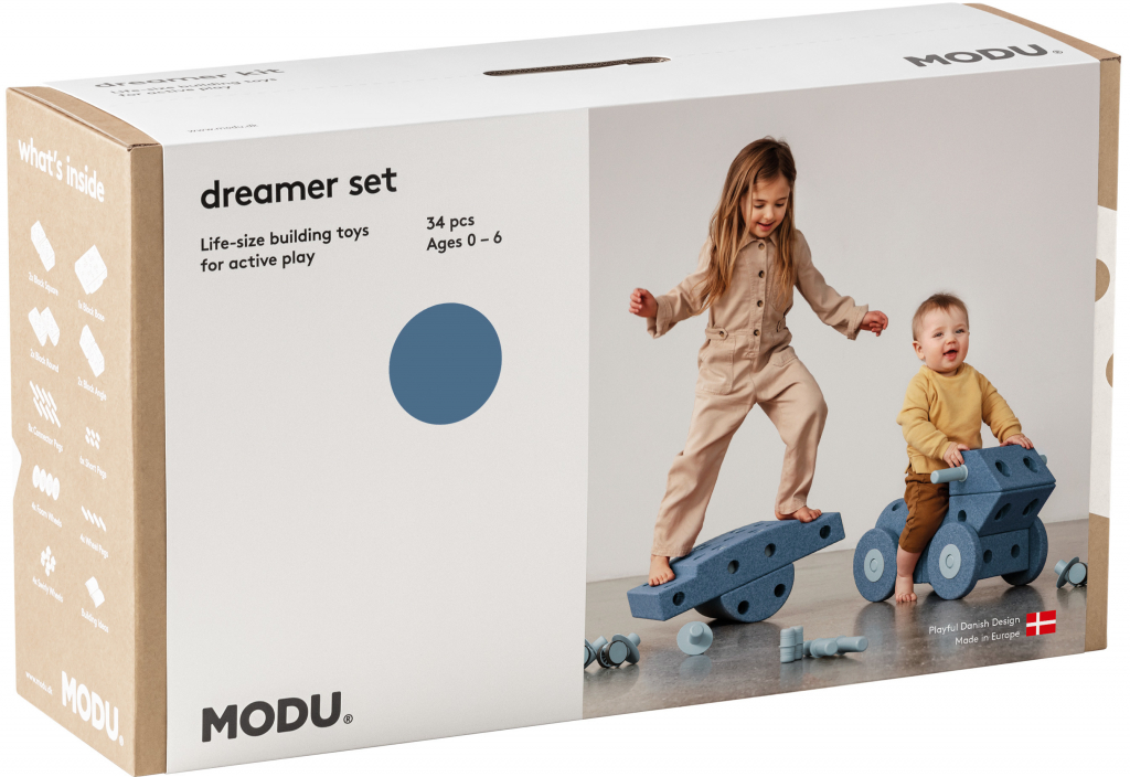 Modu Stavebnice Dreamer Set Deep Blue / Sky Blue