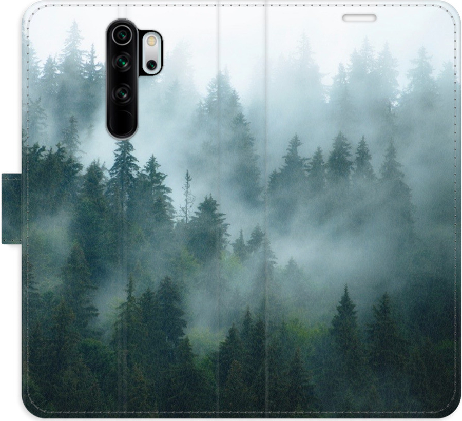 Pouzdro iSaprio Flip s kapsičkami na karty - Dark Forest Xiaomi Redmi Note 8 Pro