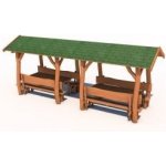 Playground System Velký altán z akátového dřeva – Zboží Mobilmania