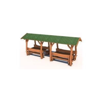 Playground System Velký altán z akátového dřeva – Zboží Mobilmania