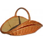 Ovčí věci Proutěný koš na dřevo malý 36 x 56 cm – Zbozi.Blesk.cz