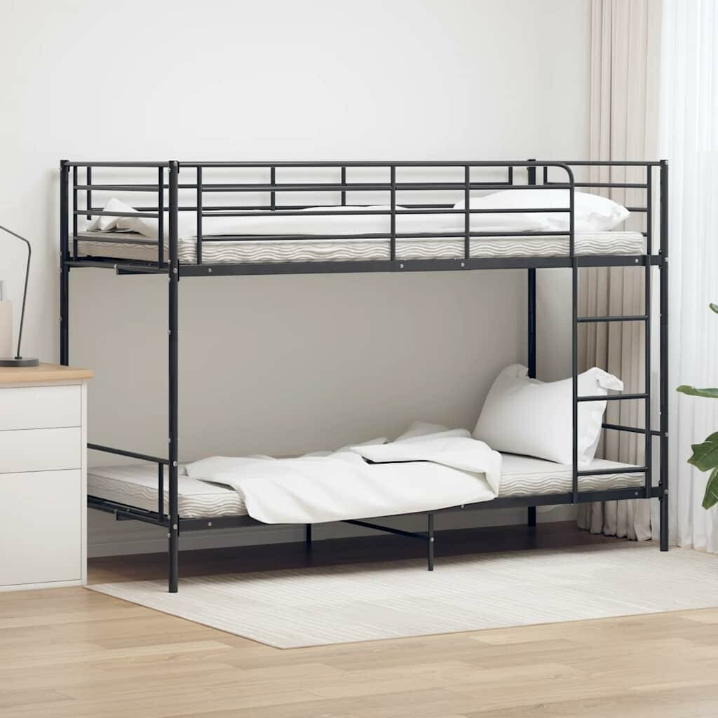 Petrashop 287910 Poschoďová černá kov Černý