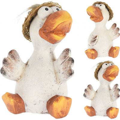 KOOPMAN Figúrka sedící slepice 19 cm 2 varianty – Hledejceny.cz