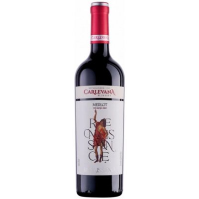 Carlevana Winery Renaissance Merlot 13,5% 0,75 l (holá láhev) – Hledejceny.cz