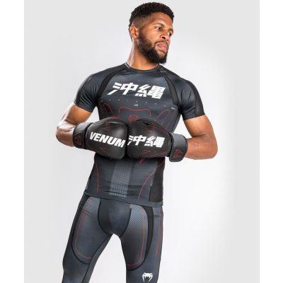 Venum pánský rashguard funkční triko Okinawa 3.0 krátký rukáv black/red – Zboží Mobilmania