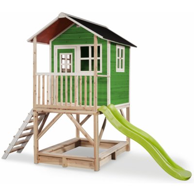 Exit Dřevěný domeček Loft 500 zelený – Hledejceny.cz