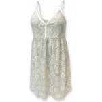 Těhotenská a kojící noční košilka na ramínka Srdce šedá – Zboží Dáma