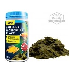 AMK Spirulina & Chlorella flakes 1 l