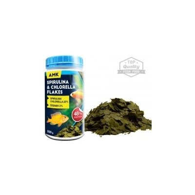 AMK Spirulina & Chlorella flakes 1 l – Zbozi.Blesk.cz