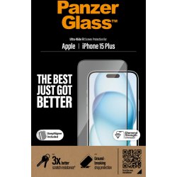 PanzerGlass Apple iPhone 15 Plus s instalačním rámečkem 2811