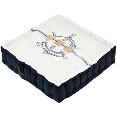 France sedací polštář na zem MARITIME 45 x 45 x 10 cm – Zboží Dáma
