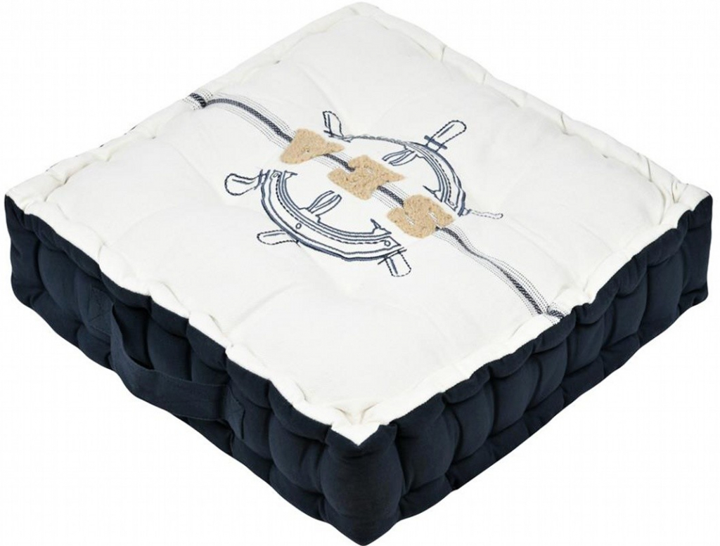 France sedací polštář na zem MARITIME 45 x 45 x 10 cm