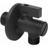 Instalatérská potřeba Optima černá ET906BL Rohový ventil s filtrem 1/2x3/8