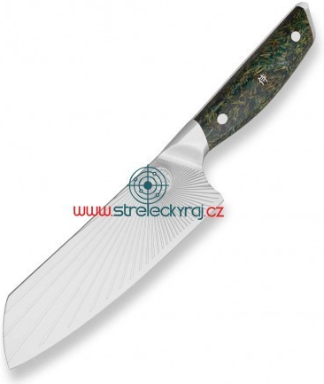 Dellinger Santoku nůž SANDVIK GREEN NORTHERN SUN 18,5 cm