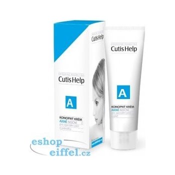 CutisHelp Akné konopný krém noční 30 ml