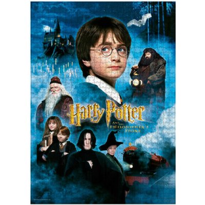 CurePink Harry Potter: Philosopher´s Stone Kámen mudrců 70 x 50 cm 1000 dílků