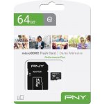 PNY MicroSDXC Class 10 64 GB P-SDU64G10PPL-GE – Hledejceny.cz