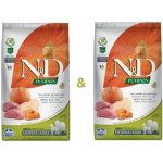 N&D Pumpkin Dog Adult Medium & Maxi Grain Free Boar & Apple 2 x 12 kg – Zboží Mobilmania