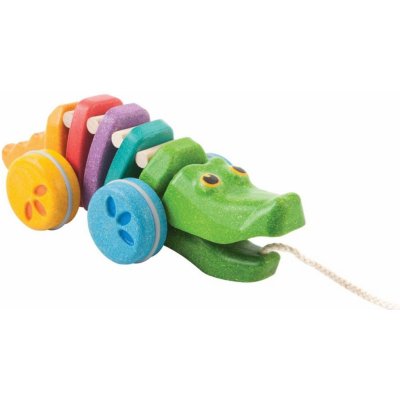 Plan Toys Tančící krokodýl duhový