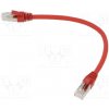 síťový kabel LAPP 24441391 Patch, ETHERLINE® Cat.6a,S/FTP, 6a, lanko, Cu, LSZH, červený