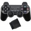 Gamepad PSko Bezdrátový ovladač pro PS1 a PS2 černý 5094