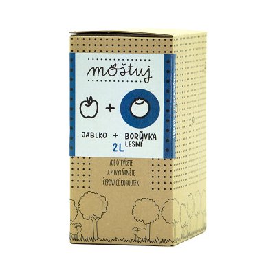 Moštuj Mošt Jablko a borůvka lesní 2L – Zboží Dáma
