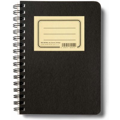 BOBO Kroužkový blok RETRO A6 čtvereček 50 listů – Sleviste.cz