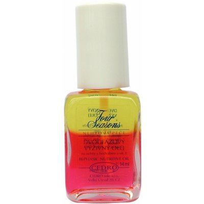 Cedro Four Seasons Dvoufázový výživný olej s hedvábím a vitamínem E 14 ml – Zboží Mobilmania