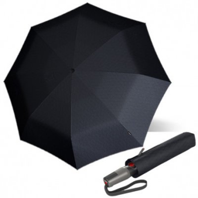 Knirps T.400 prints pattern elegantní pánský plně automatický deštník černý