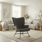 Autronic Houpací křeslo YAO šedá – Hledejceny.cz