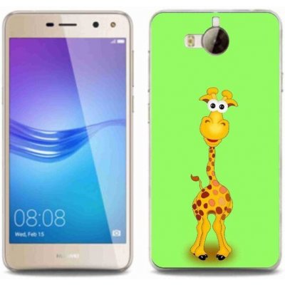 Pouzdro mmCase Gelové Huawei Y6 (2017) - kreslená žirafa – Zboží Mobilmania