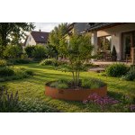 Zahradní obrubník G21 80 x 20 cm, kruhový, Corten OZG21-8020 – Hledejceny.cz
