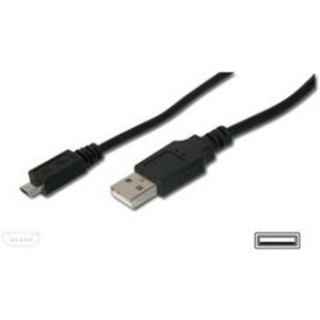 Digitus AK-300110-030-S USB 2.0 A samec na USB micro B samec, 2x stíněný, 3m