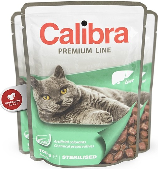 Calibra Cat Premium Sterilised játra SET 24 x 100 g