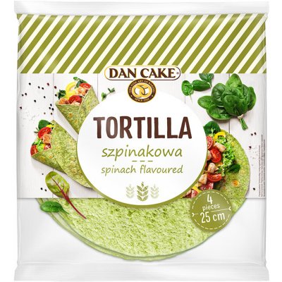 Dancake Tortilla Wraps špenátová 240 g – Zboží Dáma