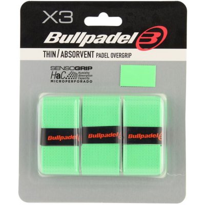 Bullpadel Padel Overgrip GB 1705 3 ks Zelený – Zboží Dáma