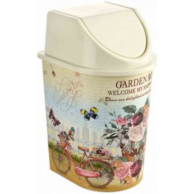 Dunya Odpadkový koš MAKRO 3 L s otočným víkem - béžový - 37-2227 – Zboží Dáma