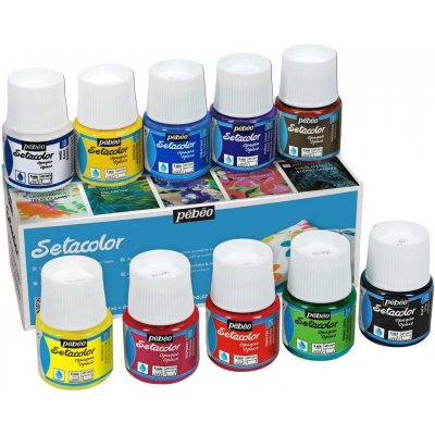 Barva na textil PEBEO Setacolor Opaque 45 ml Sky Blue – Zboží Dáma