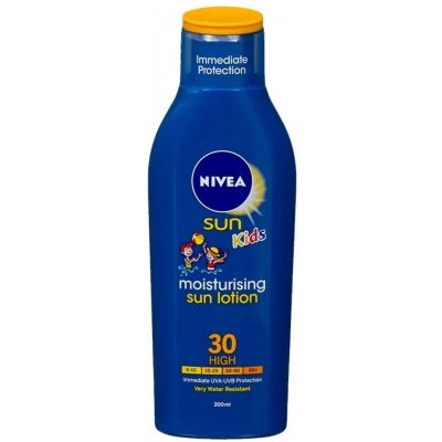 Nivea Sun Kids Moisturizing mléko na opalování SPF30 200 ml – Sleviste.cz